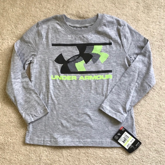 UNDER ARMOUR BOYS SIZE 4/4T LS TEE & PANT - Picture 2 of 7